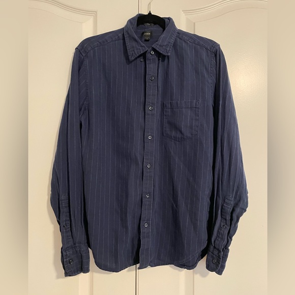J. Crew Other - J. CREW Mens Slim Fit Navy Button Down Shirt